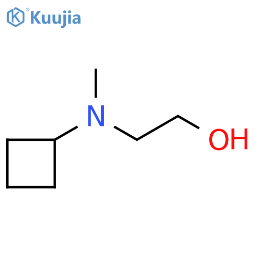2-cyclobutyl(methyl)aminoethan-1-ol structure