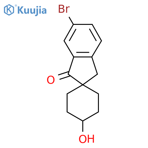 6'-Bromo-4-hydroxyspiro[cyclohexane-1,2'-inden]-1'(3'H)-one structure