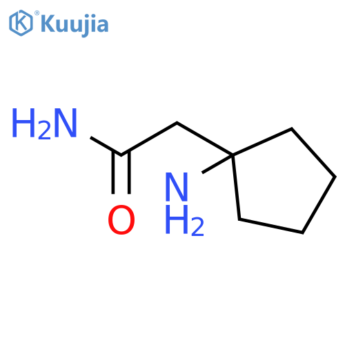 2-(1-aminocyclopentyl)acetamide structure
