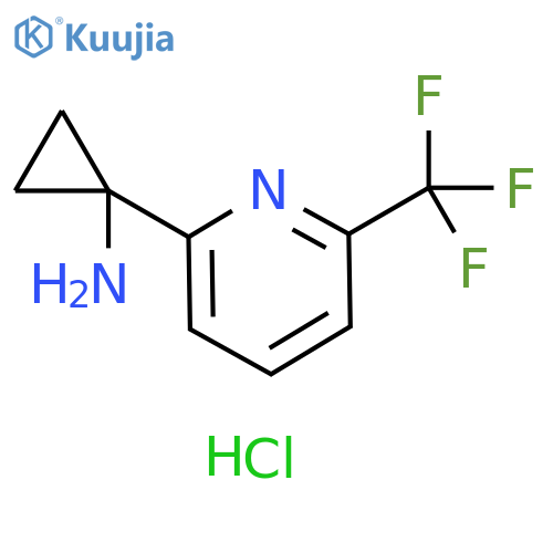 1-[6-(Trifluoromethyl)-2-pyridyl]cyclopropanamine hydrochloride structure