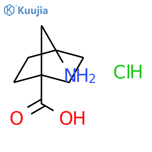 4-Aminobicyclo[2.2.1]heptane-1-carboxylic acid hydrochloride structure
