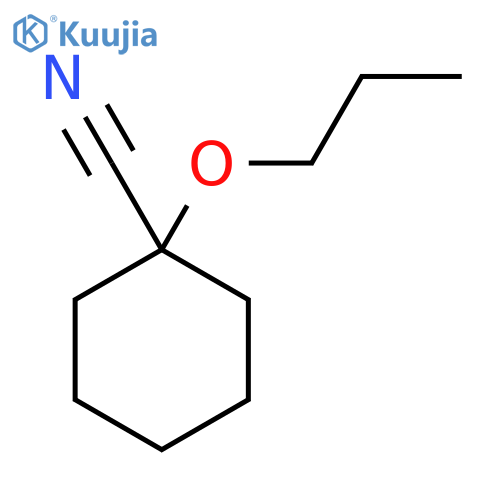 1-Propoxycyclohexane-1-carbonitrile structure