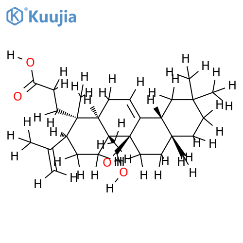 3,4-seco-olean-4(23),12(13)-dien-3,27-dioic acid structure