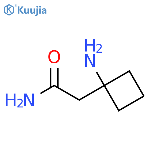 2-(1-aminocyclobutyl)acetamide structure