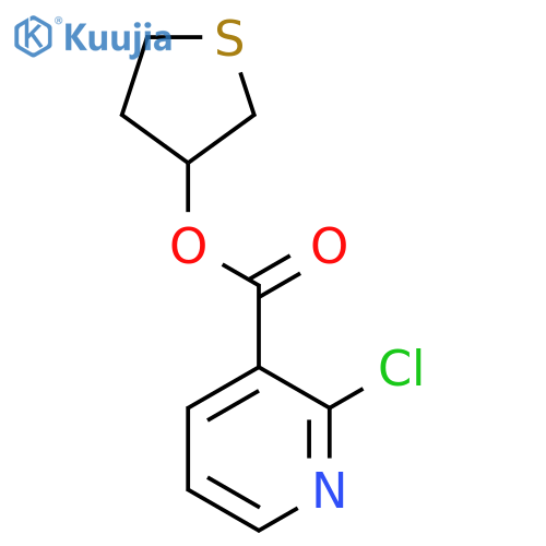 thiolan-3-yl 2-chloropyridine-3-carboxylate structure