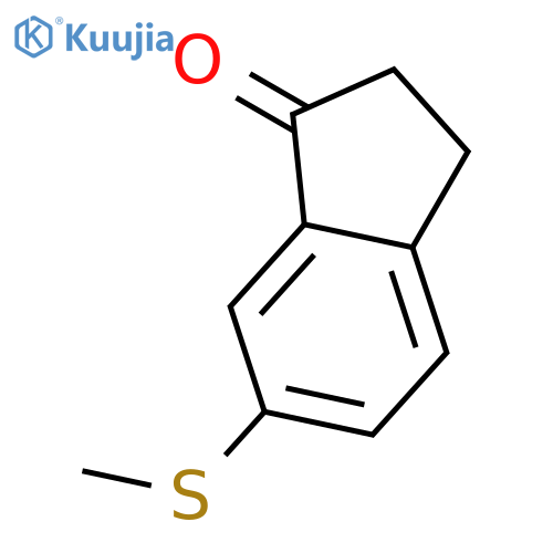 6-(Methylthio)-1-indanone structure