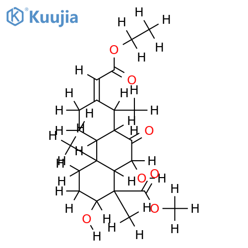 ethyl 3beta,6alpha-dihydroxy-cassamate structure