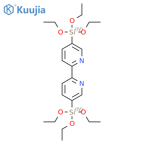 5,5'-Bis(triethoxysilyl)-2,2'-bipyridine structure