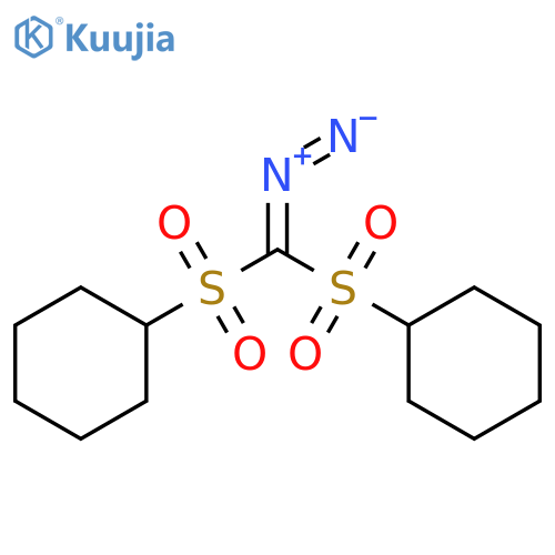 bis(cyclohexylsulfonyl)diazomethane structure