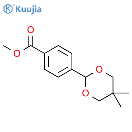 Methyl 4-(5,5-dimethyl-1,3-dioxan-2-yl)benzoate structure