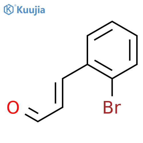 3-(2-bromophenyl)prop-2-enal structure