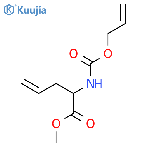 4-Pentenoic acid, 2-[[(2-propenyloxy)carbonyl]amino]-, methyl ester structure