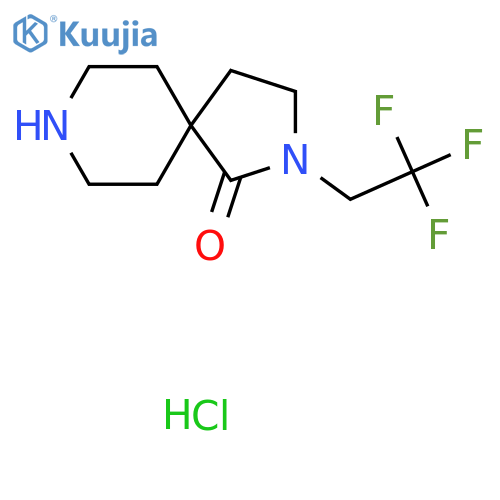 2-(2,2,2-Trifluoroethyl)-2,8-diazaspiro[4.5]decan-1-one hydrochloride structure