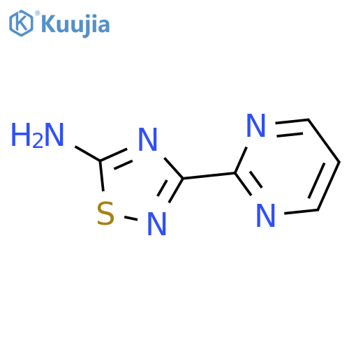 3-(Pyrimidin-2-yl)-1,2,4-thiadiazol-5-amine structure