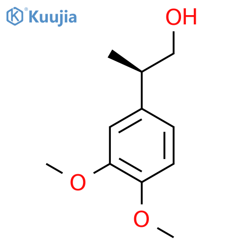 (2R)-2-(3,4-dimethoxyphenyl)propan-1-ol structure