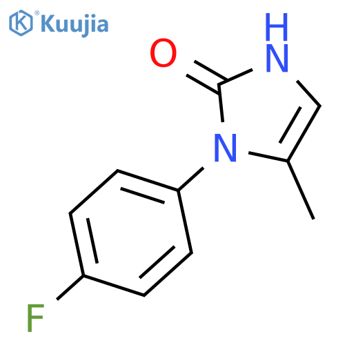 1-(4-fluorophenyl)-5-methyl-1,3-dihydro-2H-imidazol-2-one structure