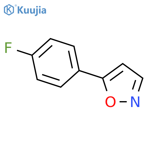 5-(4-Fluorophenyl)isoxazole structure