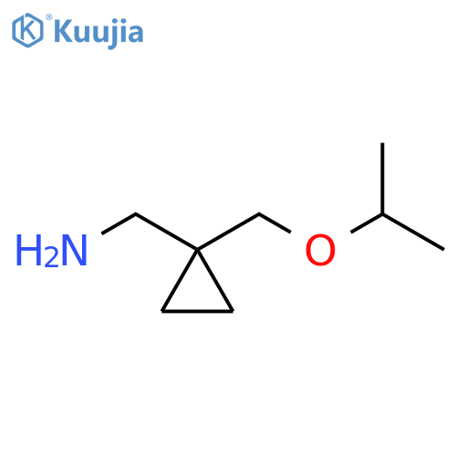 (1-(isopropoxymethyl)cyclopropyl)methanamine structure
