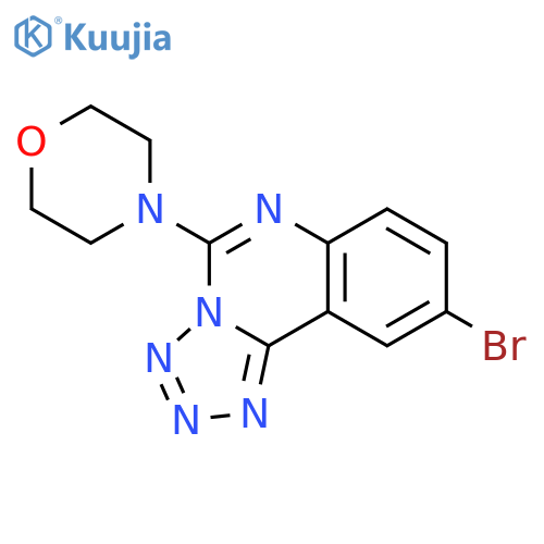 9-Bromo-5-(morpholin-4-yl)tetrazolo[1,5-c]quinazoline structure
