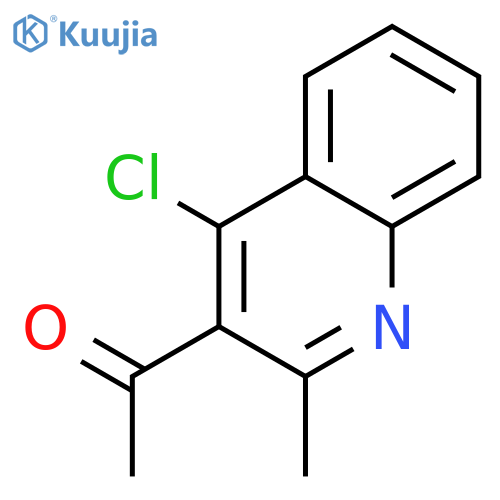 1-(4-Chloro-2-methylquinolin-3-yl)ethanone structure