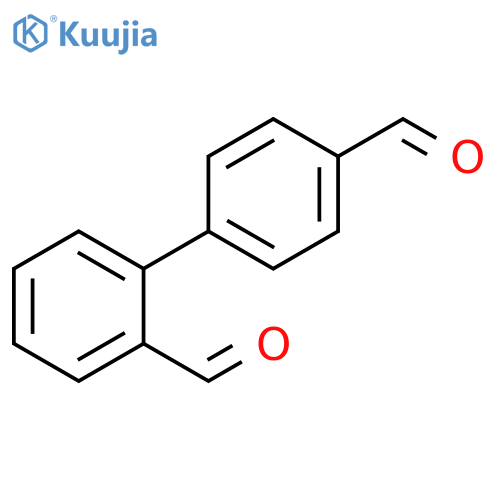 [1,1'-Biphenyl]-2,4'-dicarboxaldehyde structure