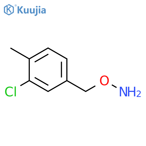 O-(3-chloro-4-methylphenyl)methylhydroxylamine structure
