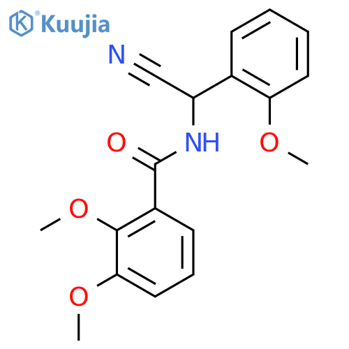 N-[cyano(2-methoxyphenyl)methyl]-2,3-dimethoxybenzamide structure