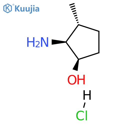 (1R,2S,3R)-2-amino-3-methyl-cyclopentanol hydrochloride structure