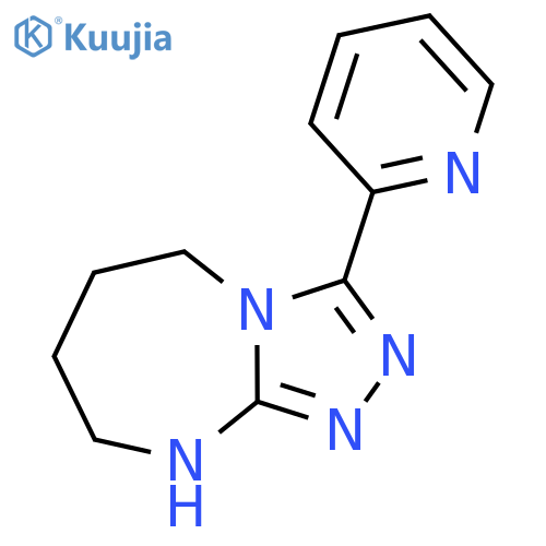 2-5H,6H,7H,8H,9H-[1,2,4]Triazolo[4,3-a][1,3]diazepin-3-ylpyridine structure