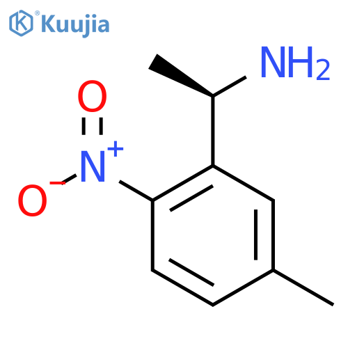 (1R)-1-(5-methyl-2-nitrophenyl)ethan-1-amine structure