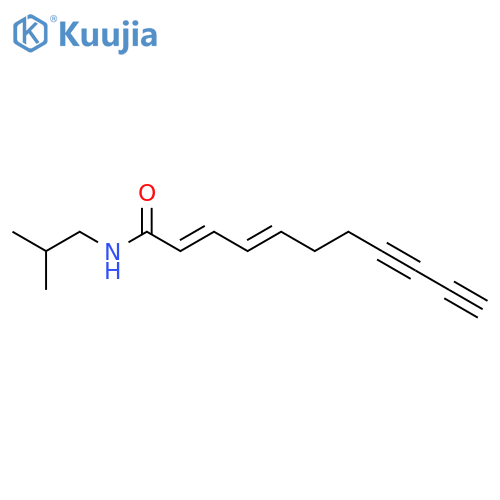 2,4-Undecadiene-8,10-diynamide, N-(2-methylpropyl)-, (2Z,4E)- structure
