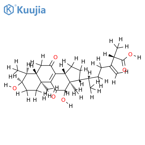 3alpha,12alpha-dihydroxy-4alpha-methylergosta-8,24(28)-dien-7,11-dion-25R-26-oic acid structure