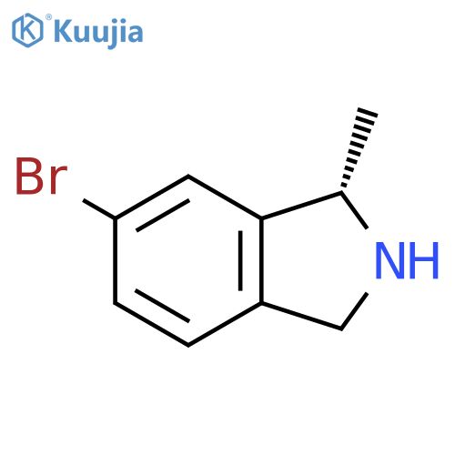 (S)-6-Bromo-1-methyl-2,3-dihydro-1H-isoindole structure