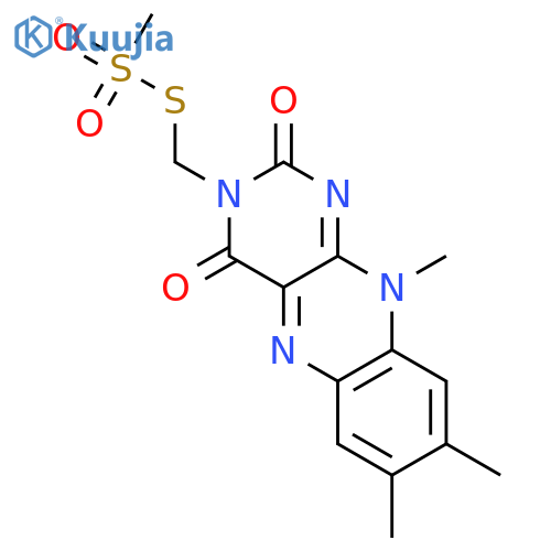 N3-Methanethiosulfonylmethyl Lumiflavin structure