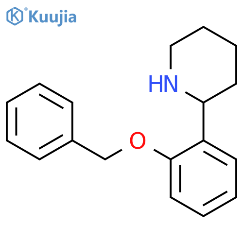 2-2-(benzyloxy)phenylpiperidine structure