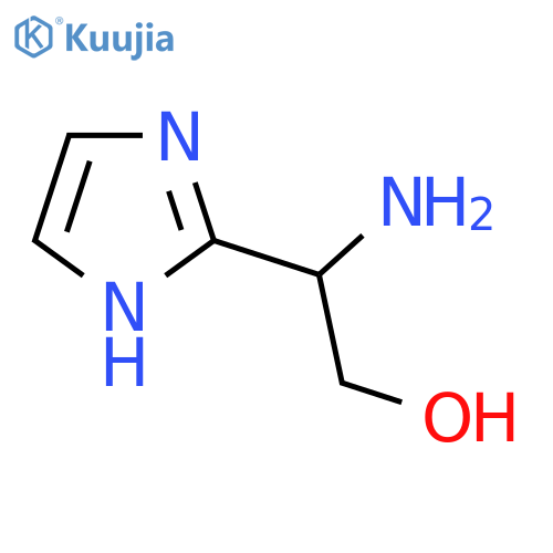 2-Amino-2-(1H-imidazol-2-yl)ethan-1-ol structure