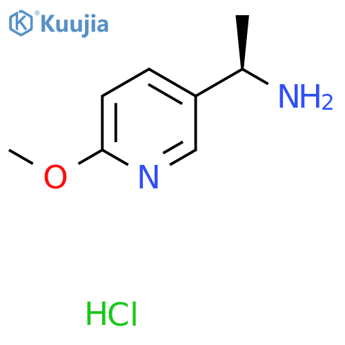 (R)-1-(6-methoxypyridin-3-yl)ethan-1-amine hydrochloride structure