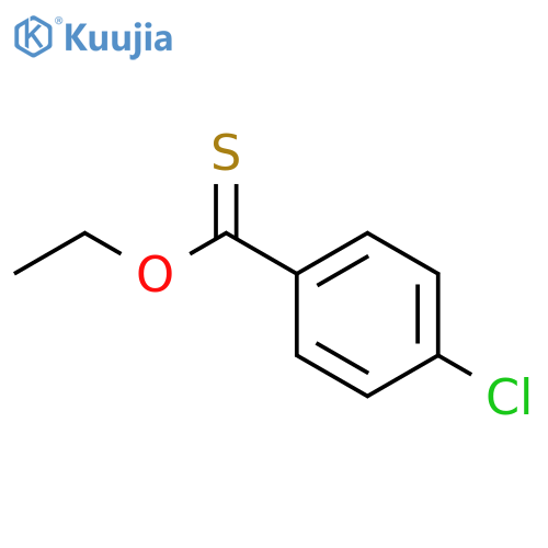 Benzenecarbothioicacid, 4-chloro-, O-ethyl ester structure