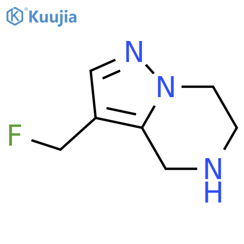 3-(Fluoromethyl)-4,5,6,7-tetrahydropyrazolo[1,5-a]pyrazine structure