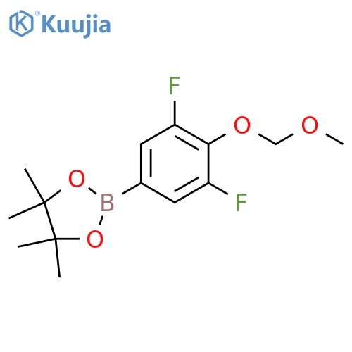 2-(3,5-Difluoro-4-(methoxymethoxy)phenyl)-4,4,5,5-tetramethyl-1,3,2-dioxaborolane structure