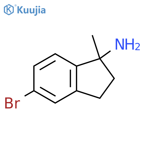 5-Bromo-1-methyl-1-indanamine structure