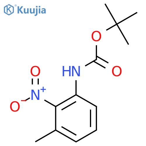 tert-butyl N-(3-methyl-2-nitrophenyl)carbamate structure