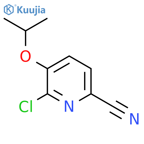 6-Chloro-5-isopropoxy-pyridine-2-carbonitrile structure