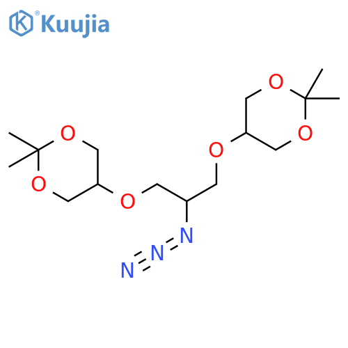 2-Azido-1,3-bis[(2,2-dimethyl-1,3-dioxan-5-yl)oxy]propane structure