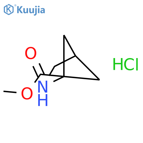 methyl 2-azabicyclo[2.1.1]hexane-1-carboxylate;hydrochloride structure