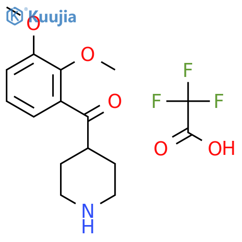 (2,3-Dimethoxyphenyl)-4-piperidinylmethanone Trifluoroacetic Acid Salt structure