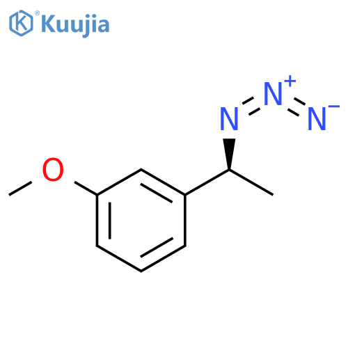 Benzene, 1-(1-azidoethyl)-3-methoxy-, (S)- (9CI) structure