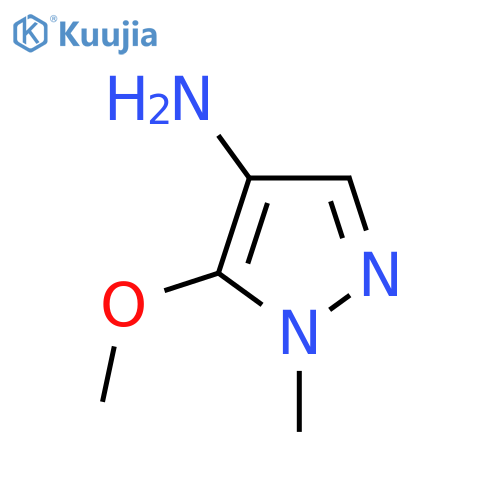 5-Methoxy-1-methyl-1H-pyrazol-4-amine structure