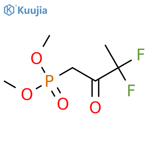 dimethyl (3,3-difluoro-2-oxobutyl)phosphonate structure