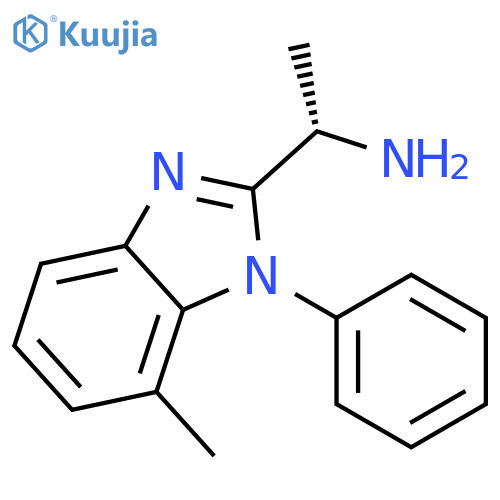 (S)-1-(7-Methyl-1-phenyl-1H-benzo[D]imidazol-2-YL)ethanamine structure